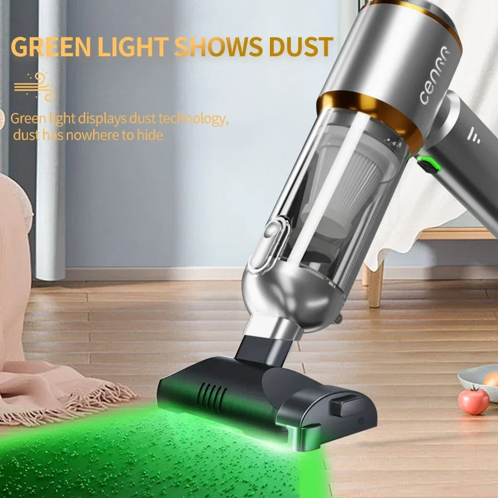 CENRR Powerful Mini Car Vacuum Cleaner 998000PA Cordless Portable Vacuum Cleaner for Home Appliance Handheld Blower Car Cleaner